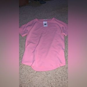 Pink tshirt from boutique.